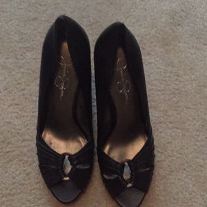 Jessica Simpson black heels